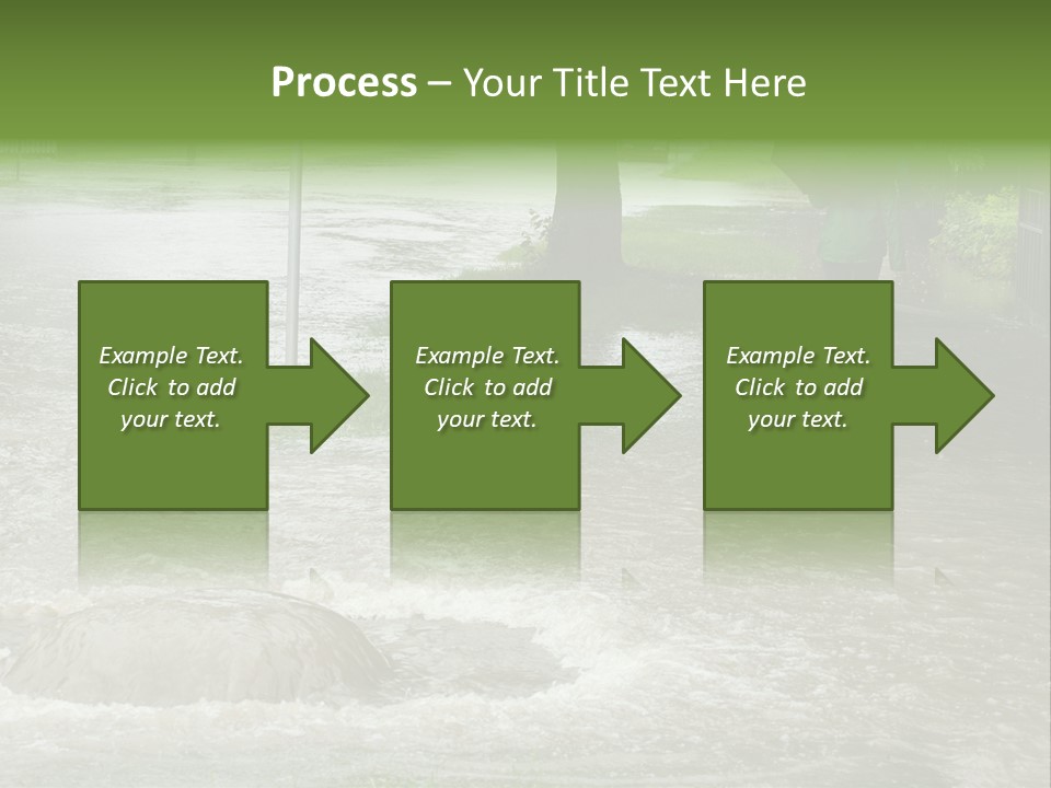 Storm Sewer Storm City PowerPoint Template