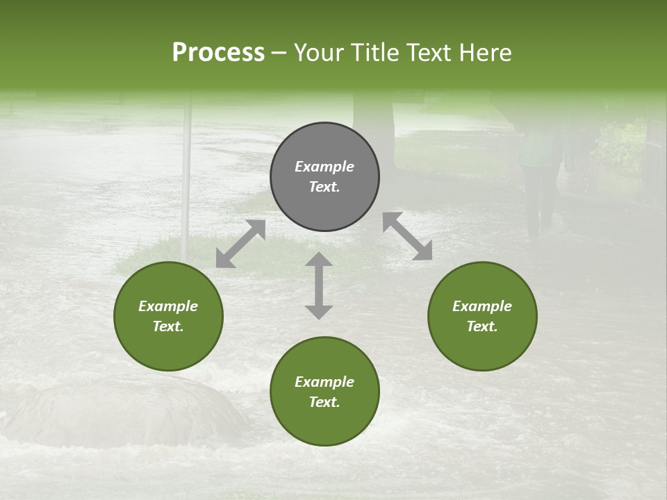 Storm Sewer Storm City PowerPoint Template