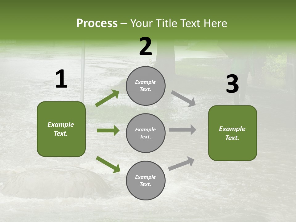 Storm Sewer Storm City PowerPoint Template