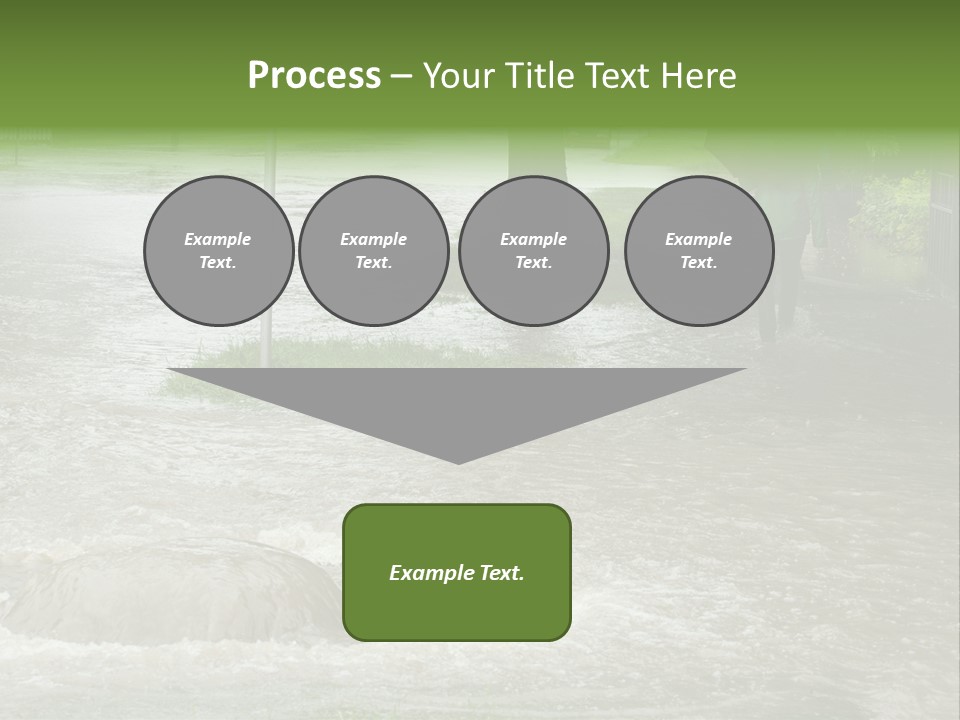 Storm Sewer Storm City PowerPoint Template