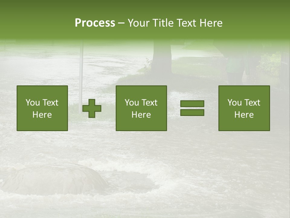 Storm Sewer Storm City PowerPoint Template