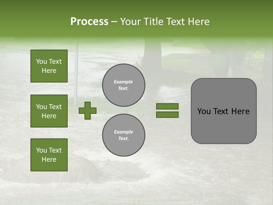 Storm Sewer Storm City PowerPoint Template