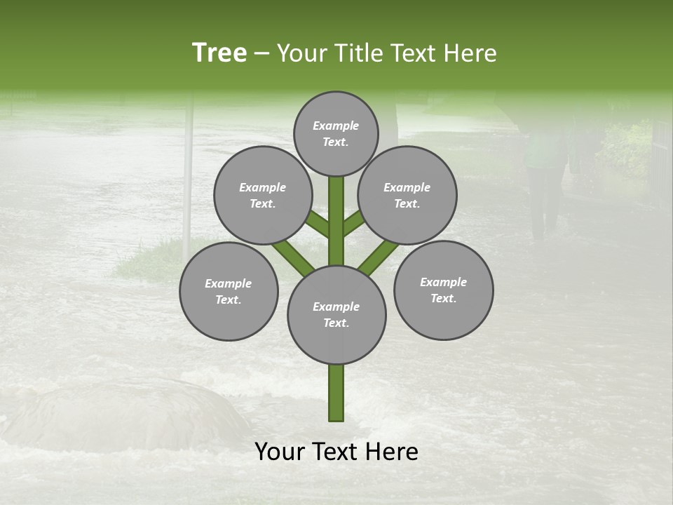 Storm Sewer Storm City PowerPoint Template