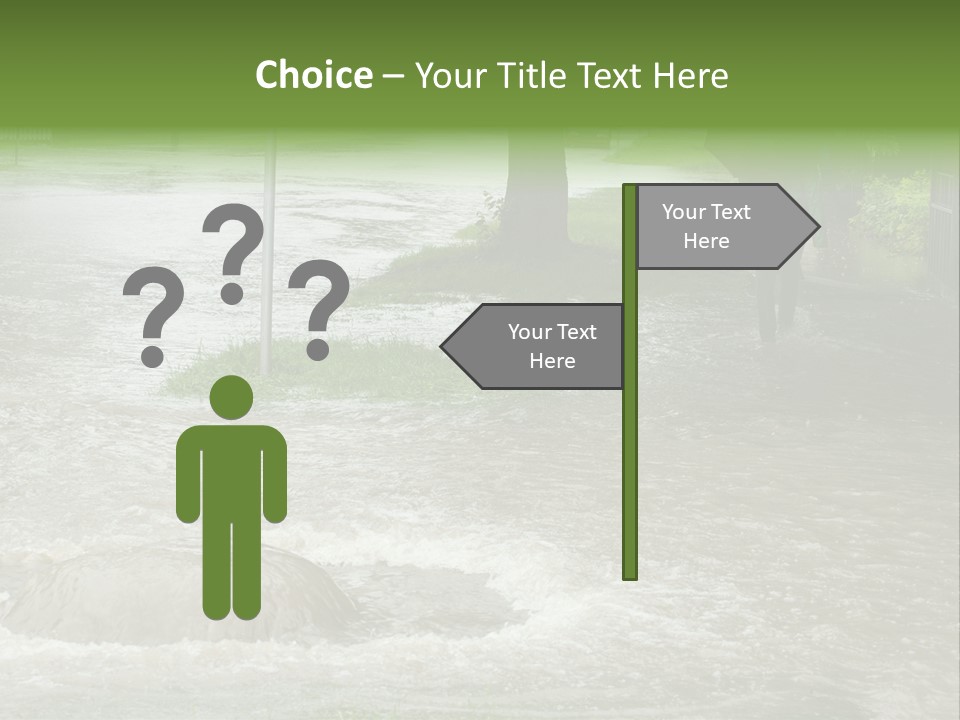 Storm Sewer Storm City PowerPoint Template