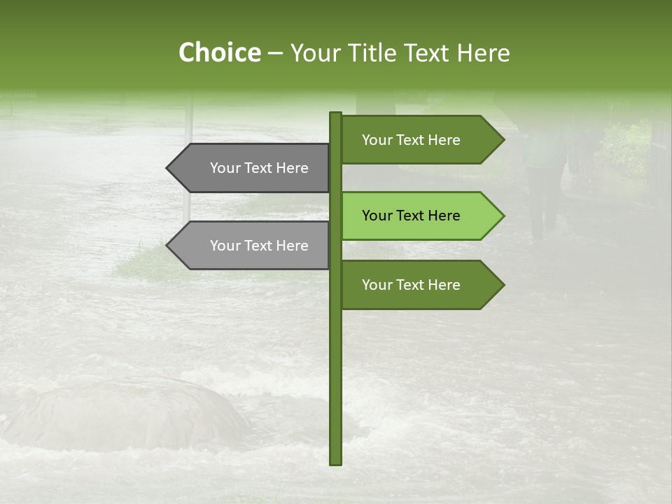 Storm Sewer Storm City PowerPoint Template