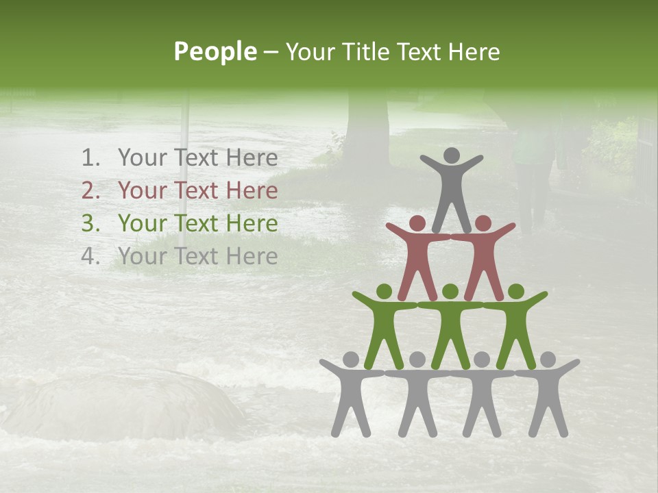 Storm Sewer Storm City PowerPoint Template