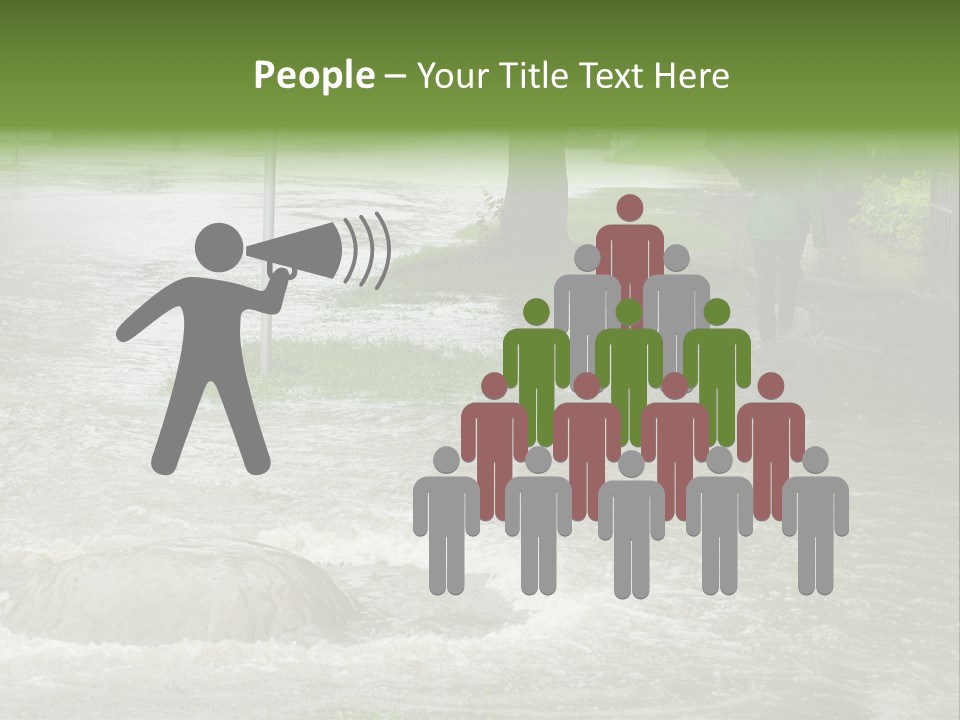 Storm Sewer Storm City PowerPoint Template