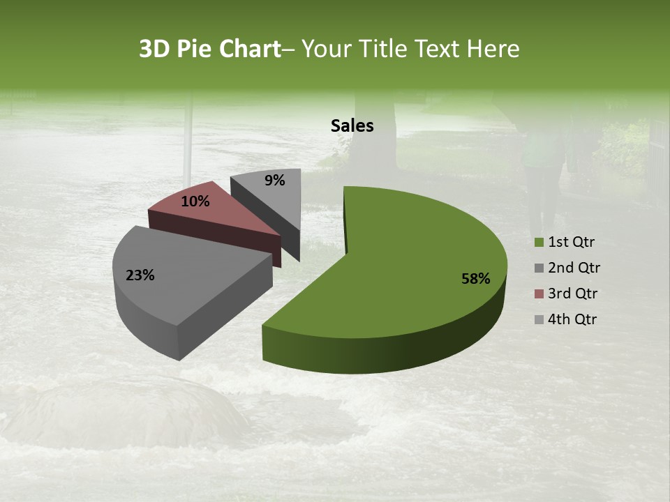 Storm Sewer Storm City PowerPoint Template