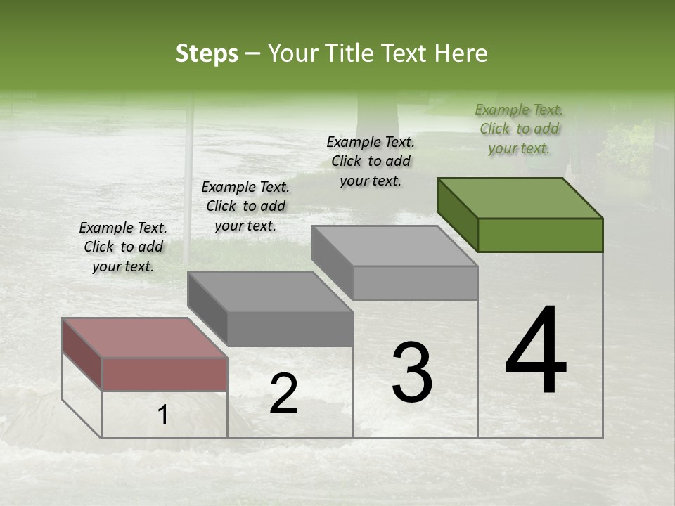Storm Sewer Storm City PowerPoint Template