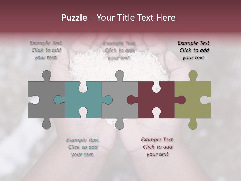 Rice Neglected Survive PowerPoint Template