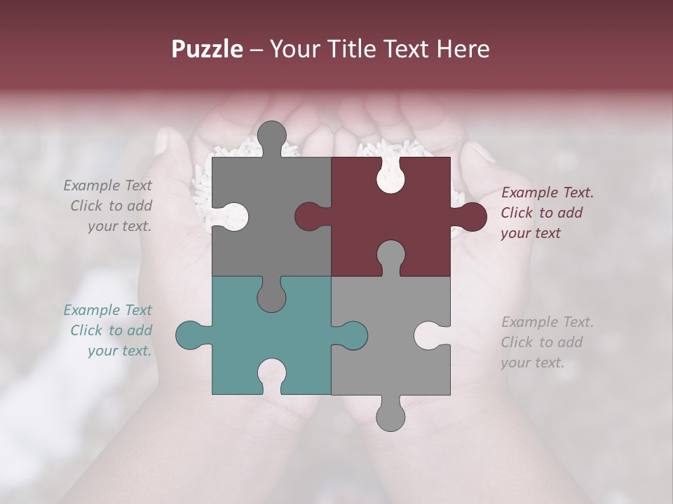 Rice Neglected Survive PowerPoint Template