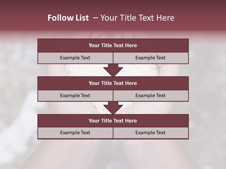 Rice Neglected Survive PowerPoint Template