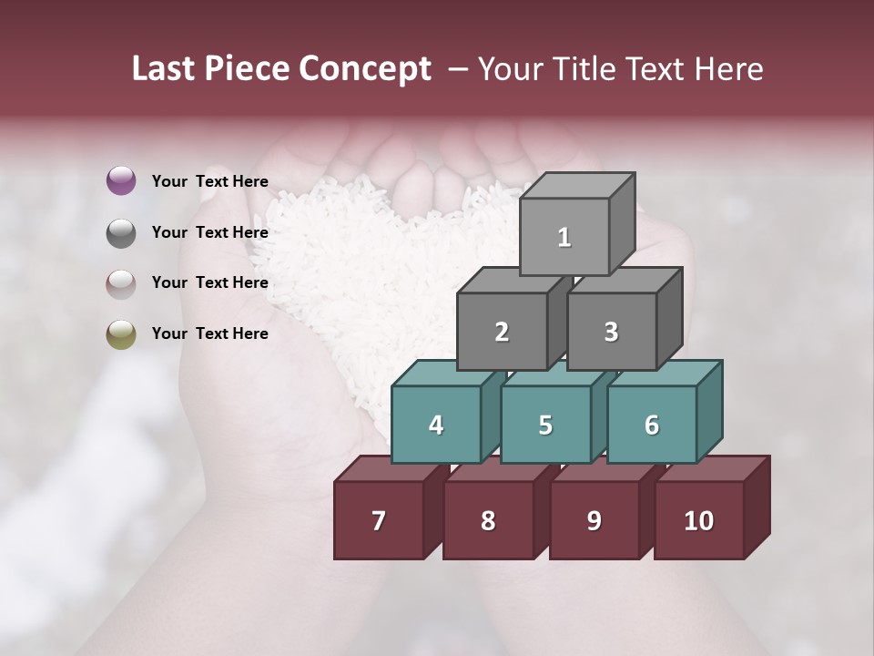 Rice Neglected Survive PowerPoint Template