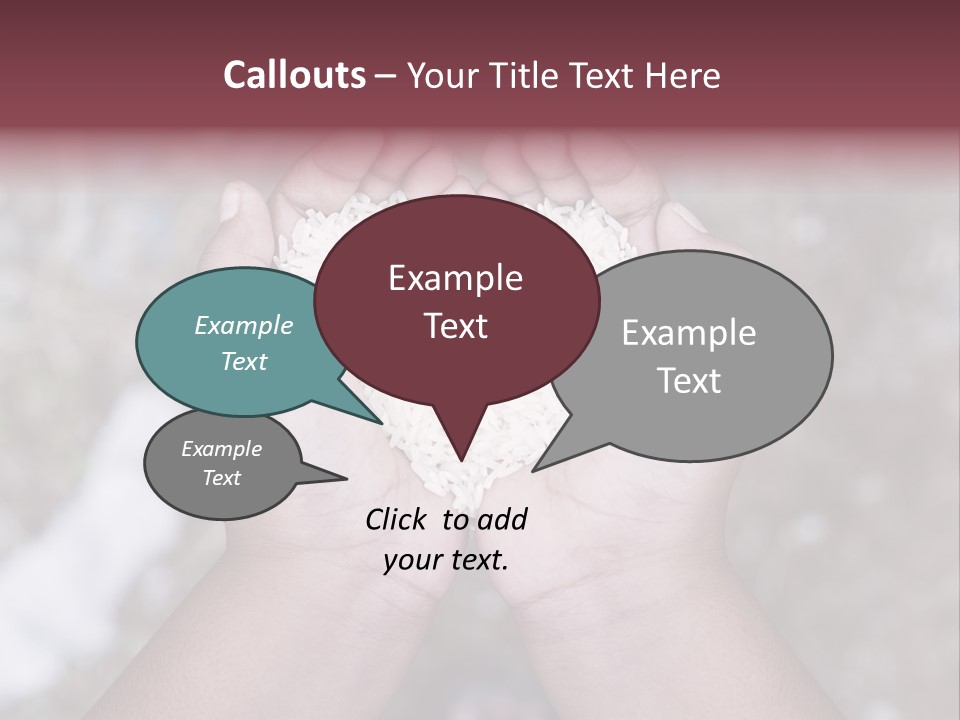 Rice Neglected Survive PowerPoint Template