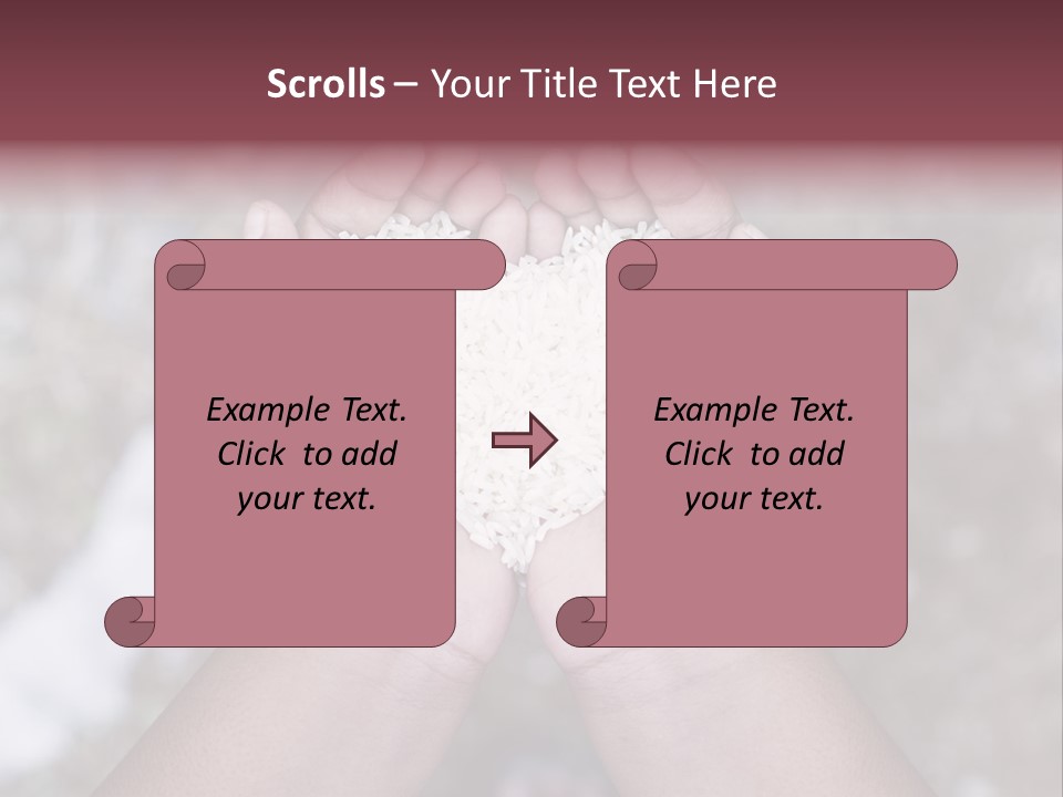 Rice Neglected Survive PowerPoint Template