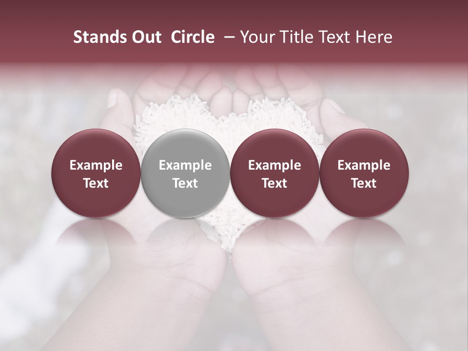 Rice Neglected Survive PowerPoint Template