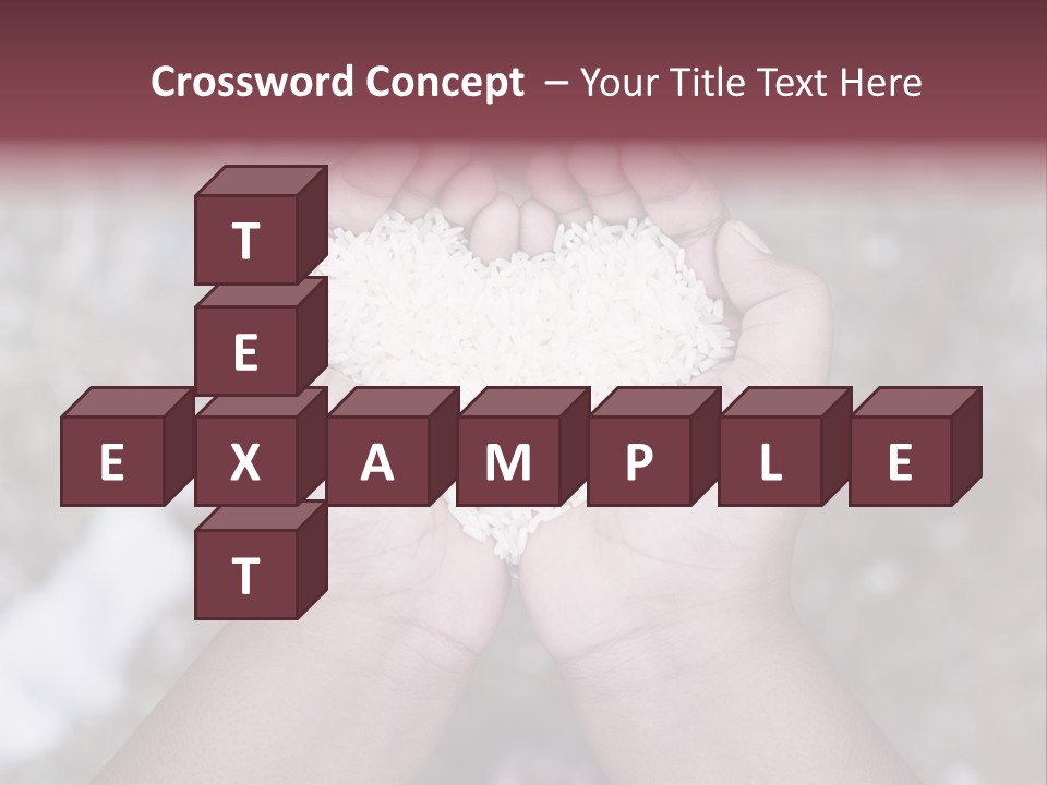 Rice Neglected Survive PowerPoint Template