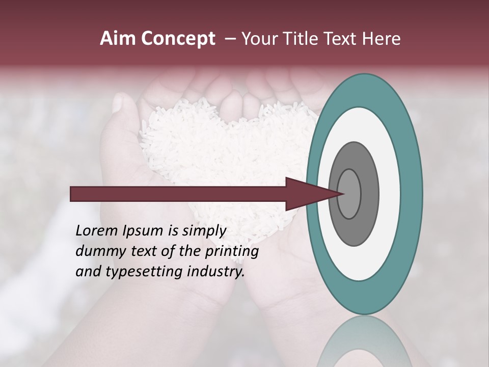 Rice Neglected Survive PowerPoint Template