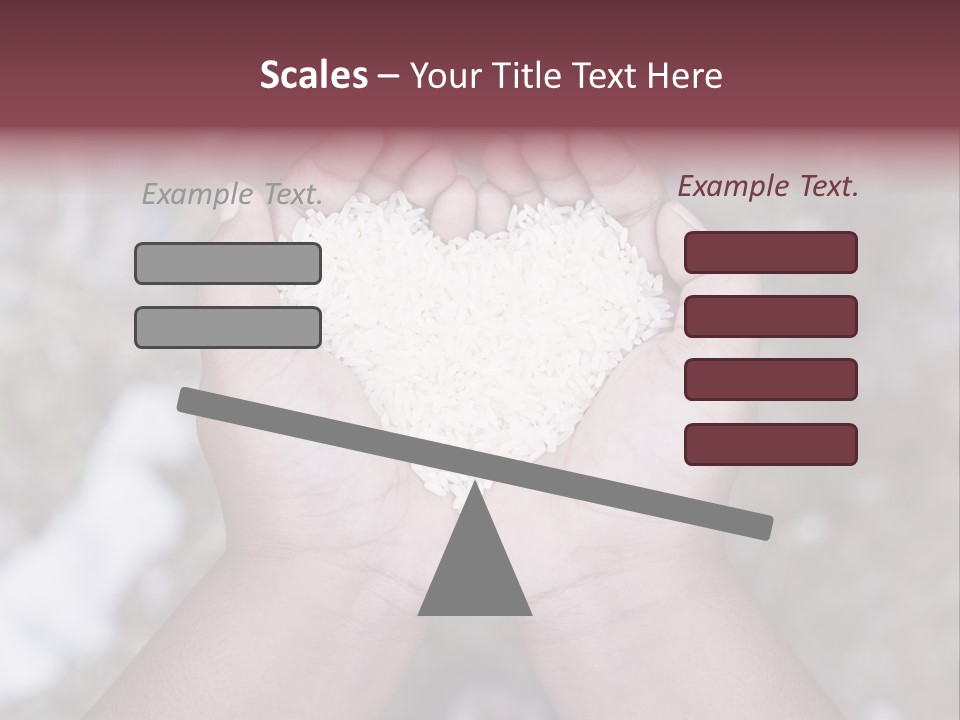 Rice Neglected Survive PowerPoint Template