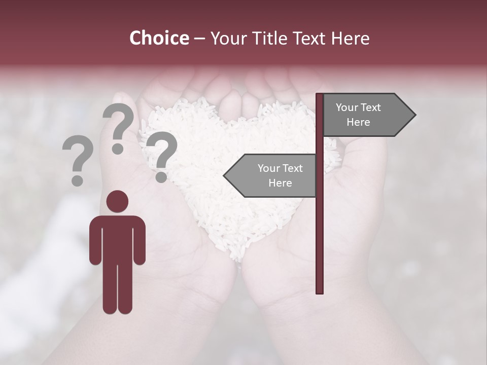 Rice Neglected Survive PowerPoint Template