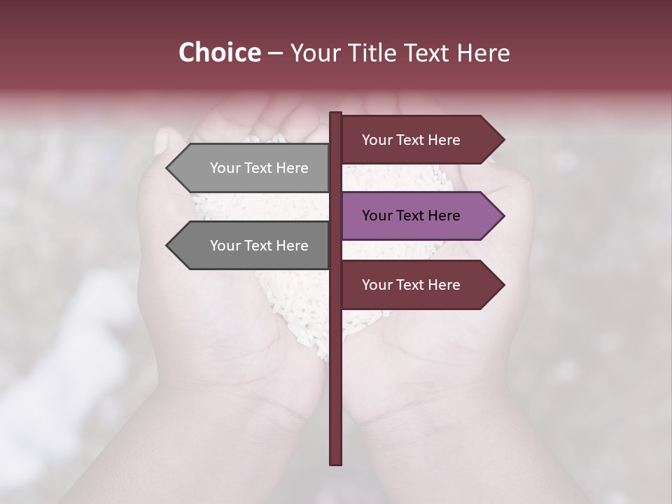 Rice Neglected Survive PowerPoint Template