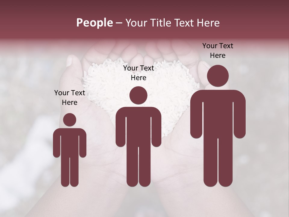 Rice Neglected Survive PowerPoint Template