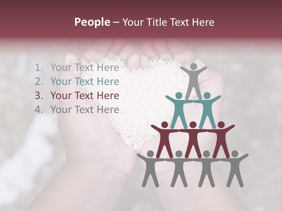 Rice Neglected Survive PowerPoint Template