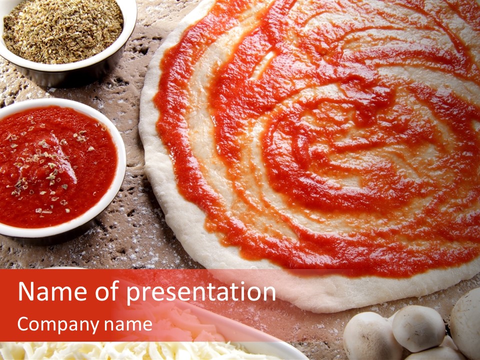 Food Cuisine Wooden PowerPoint Template