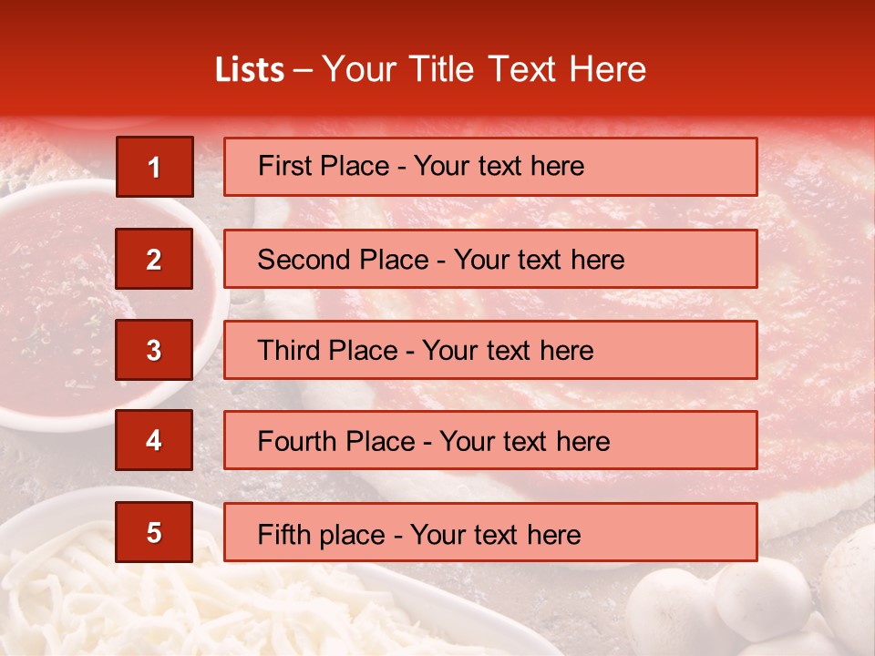 Food Cuisine Wooden PowerPoint Template