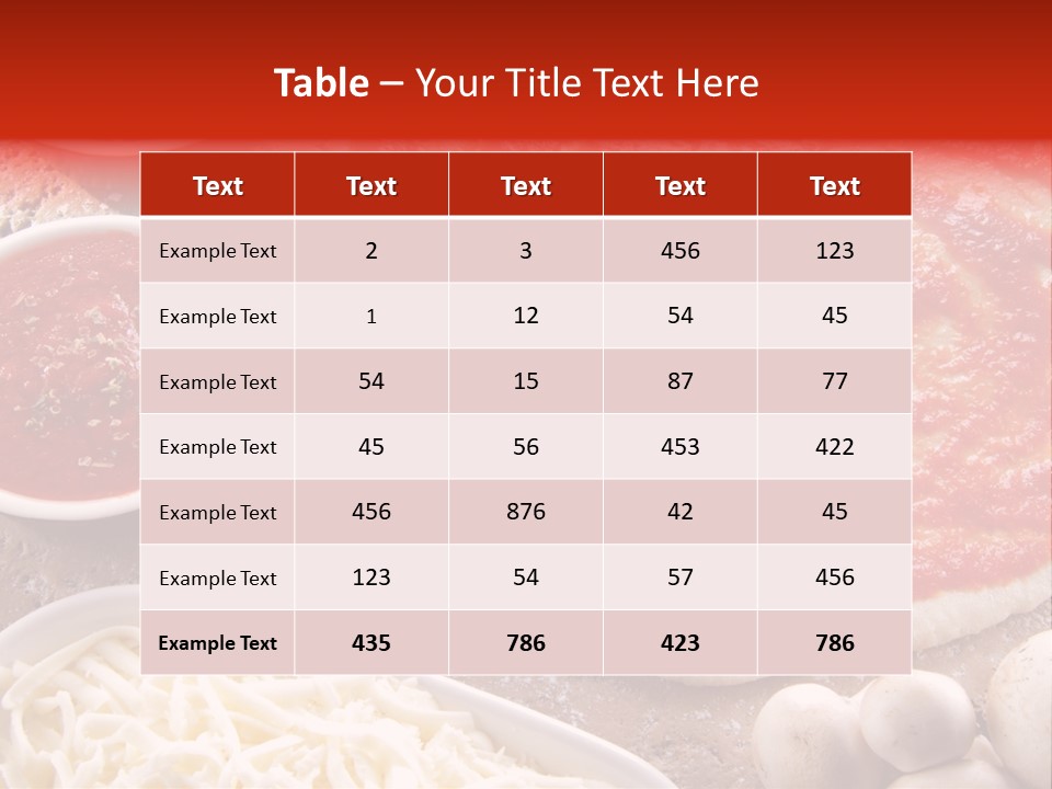 Food Cuisine Wooden PowerPoint Template
