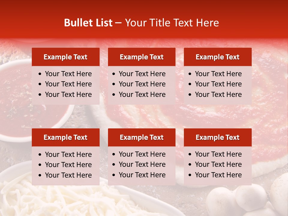 Food Cuisine Wooden PowerPoint Template