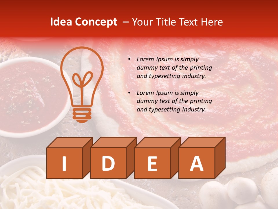 Food Cuisine Wooden PowerPoint Template