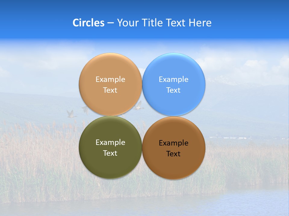 Sky Flock Teamwork PowerPoint Template