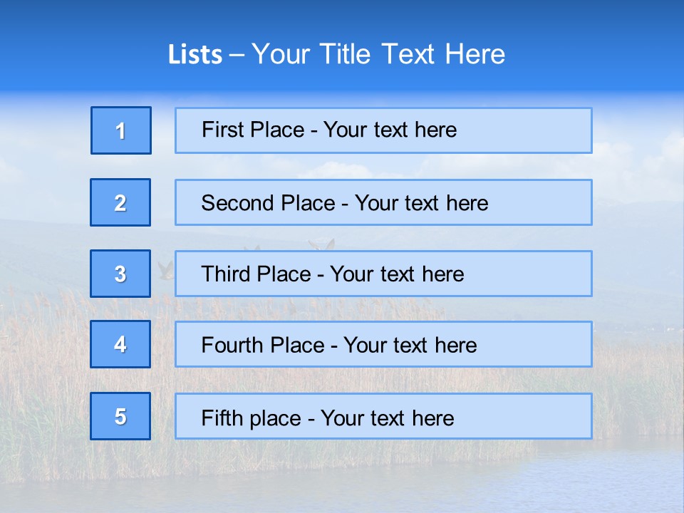 Sky Flock Teamwork PowerPoint Template