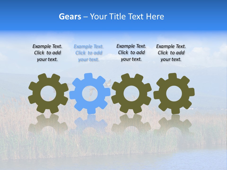 Sky Flock Teamwork PowerPoint Template