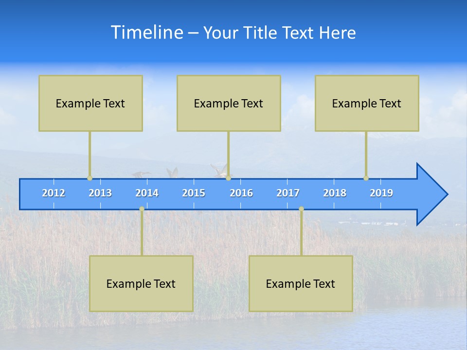 Sky Flock Teamwork PowerPoint Template