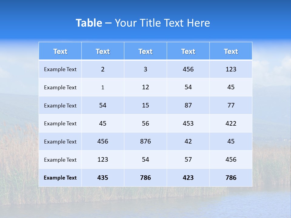 Sky Flock Teamwork PowerPoint Template