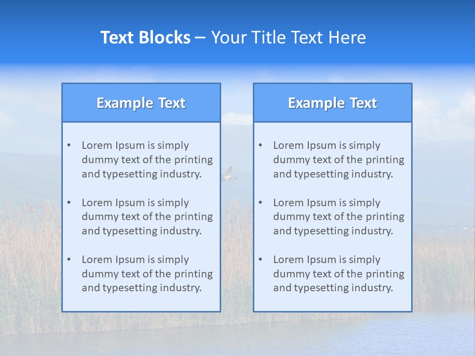 Sky Flock Teamwork PowerPoint Template