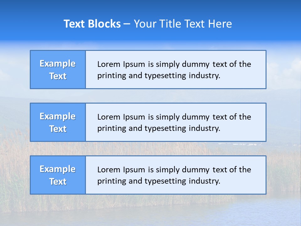 Sky Flock Teamwork PowerPoint Template