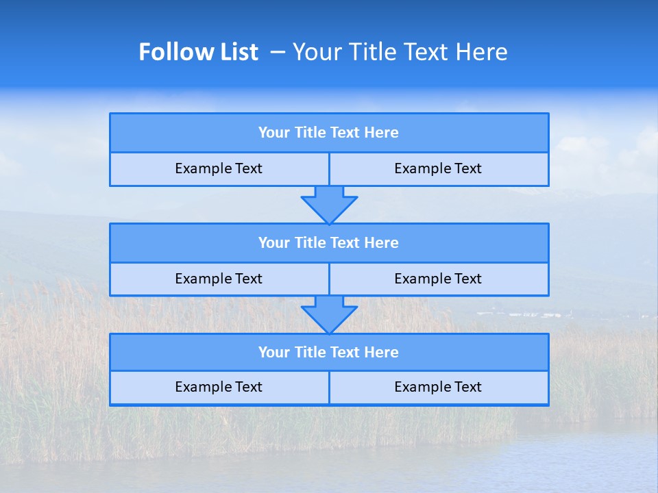 Sky Flock Teamwork PowerPoint Template