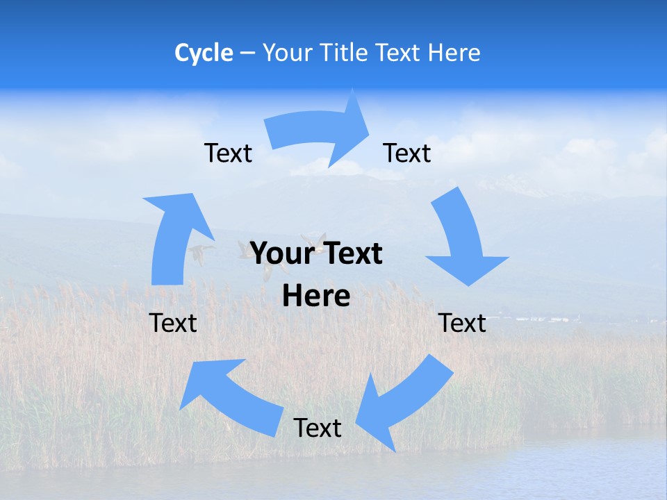 Sky Flock Teamwork PowerPoint Template