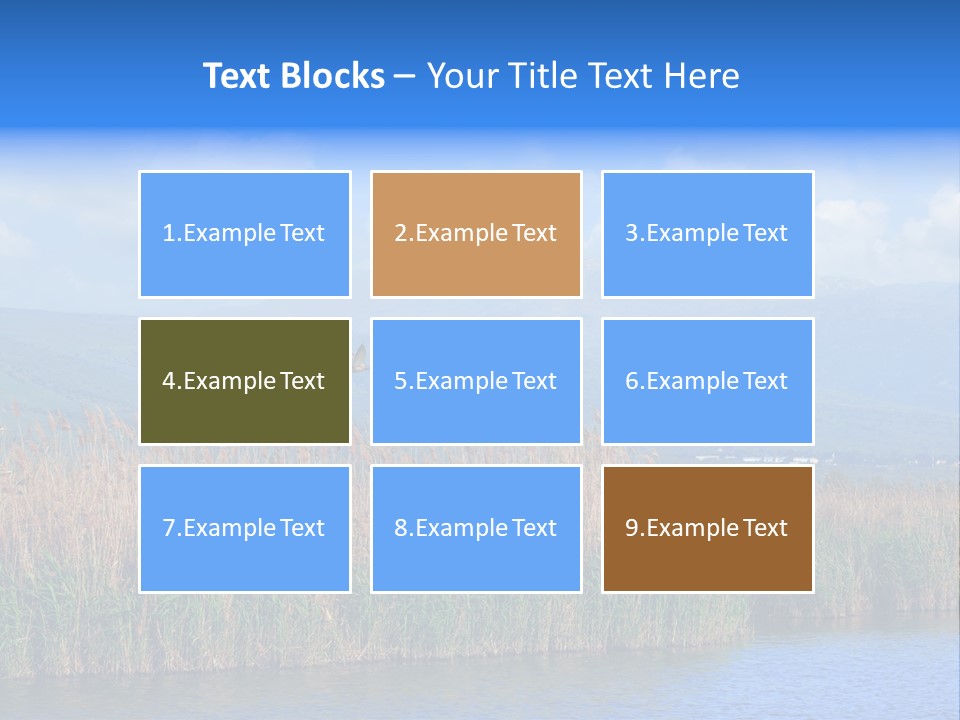 Sky Flock Teamwork PowerPoint Template