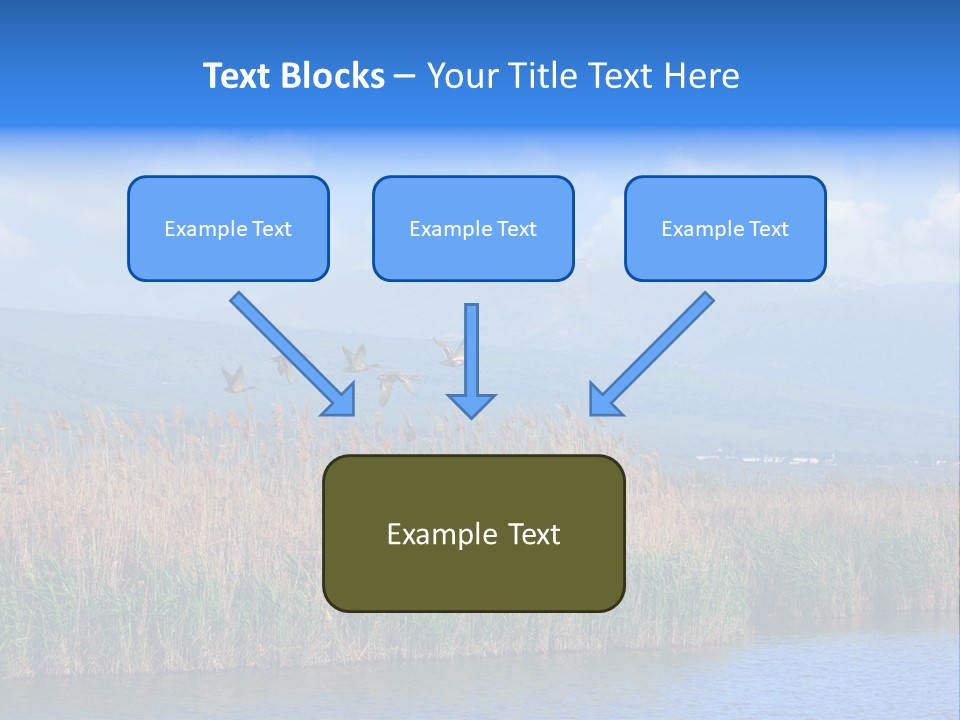 Sky Flock Teamwork PowerPoint Template