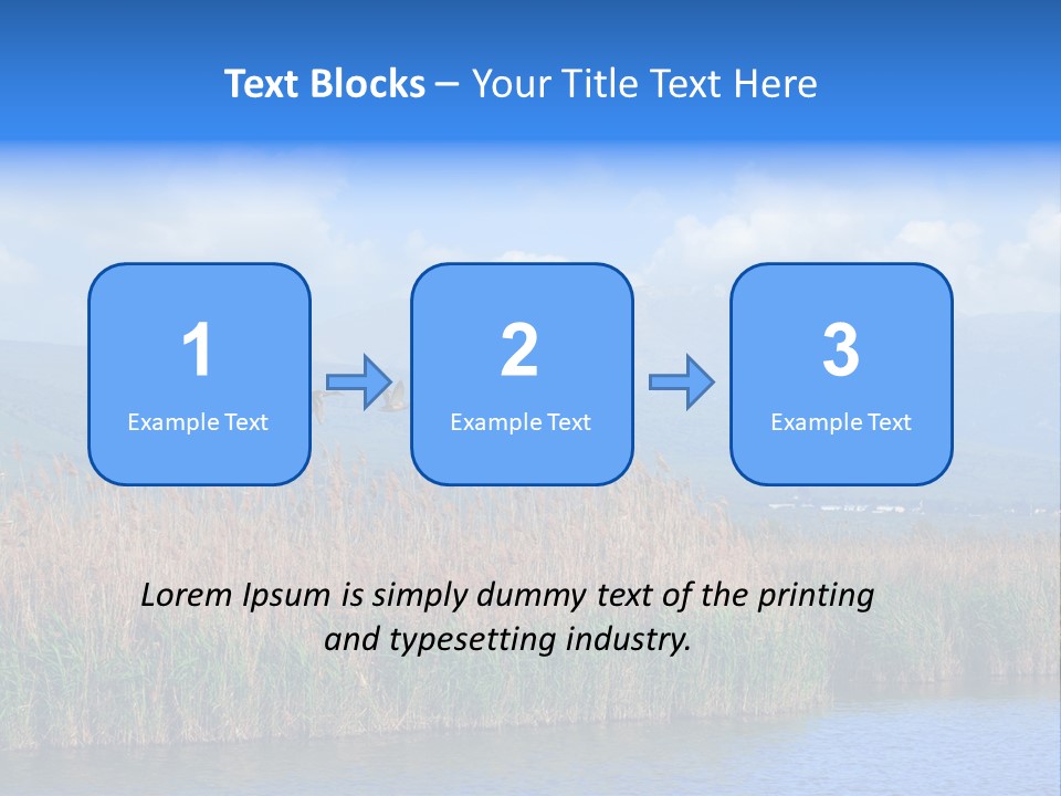 Sky Flock Teamwork PowerPoint Template