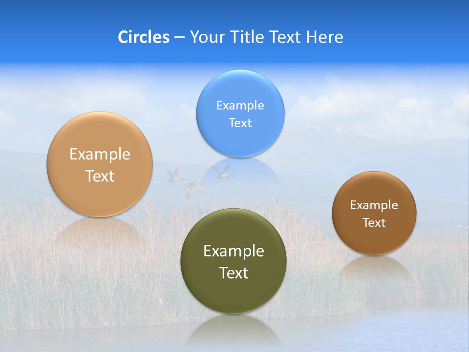 Sky Flock Teamwork PowerPoint Template