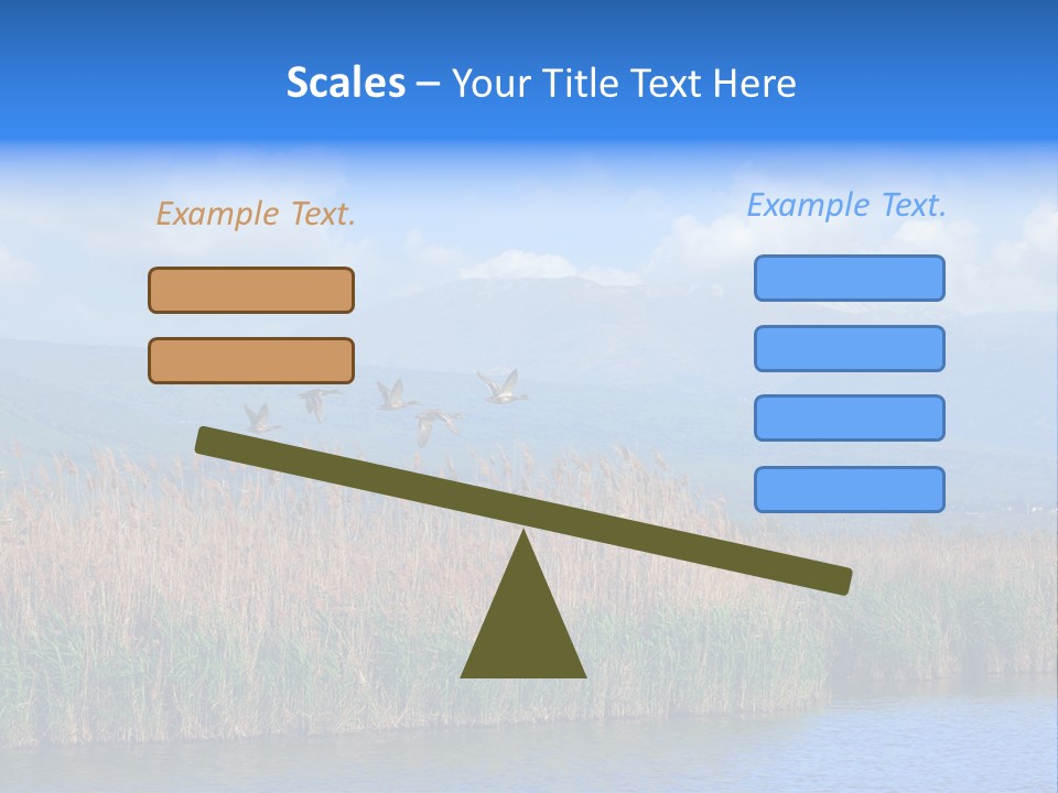 Sky Flock Teamwork PowerPoint Template