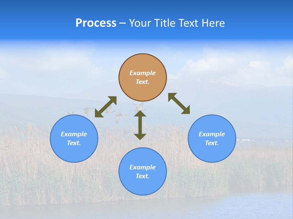 Sky Flock Teamwork PowerPoint Template