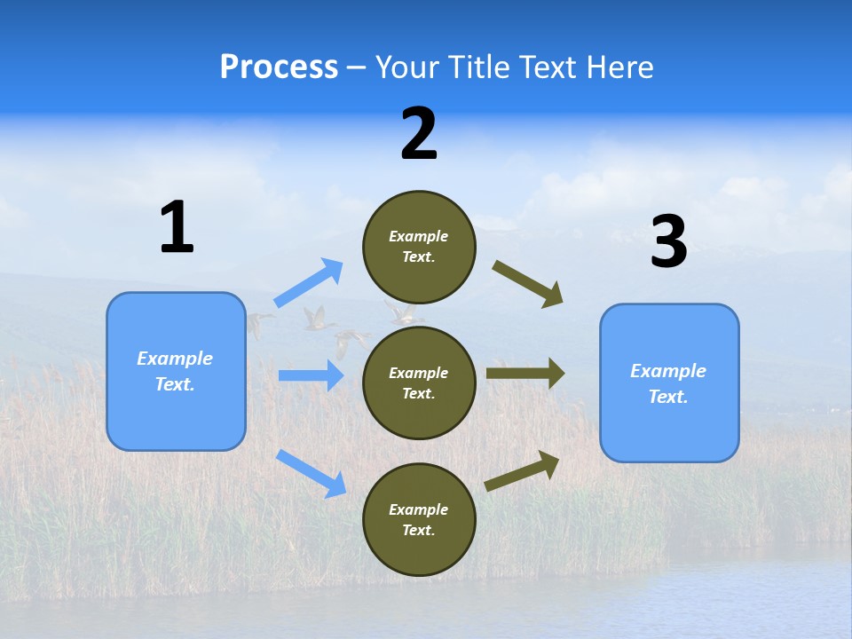 Sky Flock Teamwork PowerPoint Template