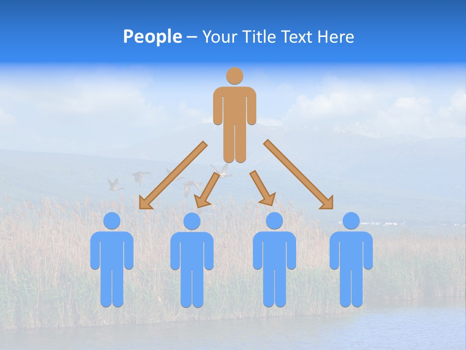 Sky Flock Teamwork PowerPoint Template