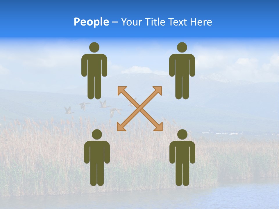 Sky Flock Teamwork PowerPoint Template